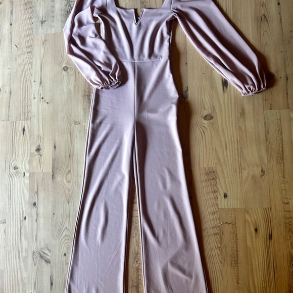 Vintage Formal Dusty Pink Jumpsuit - Picture 10 of 15